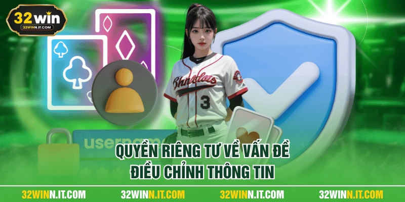 Quyền riêng tư về vấn đề điều chỉnh thông tin